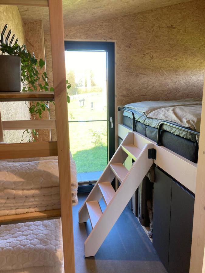Bij De Genieterij Luxe Tiny Houses Koudum المظهر الخارجي الصورة