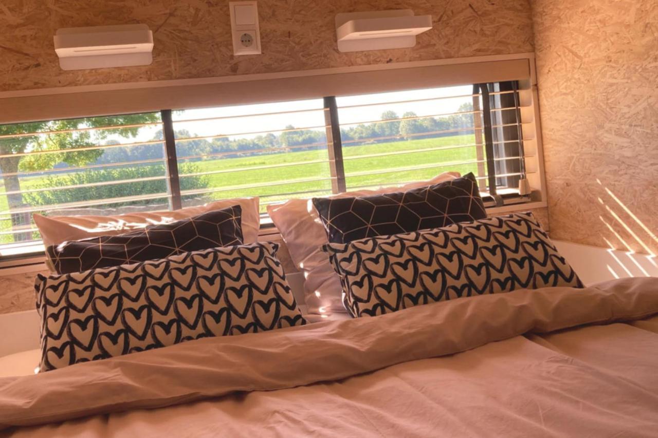 Bij De Genieterij Luxe Tiny Houses Koudum المظهر الخارجي الصورة